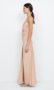 Eternity Scoop Neck Bridesmaid Prom Maxi Dress in Rose Gold by Bec + Bridge