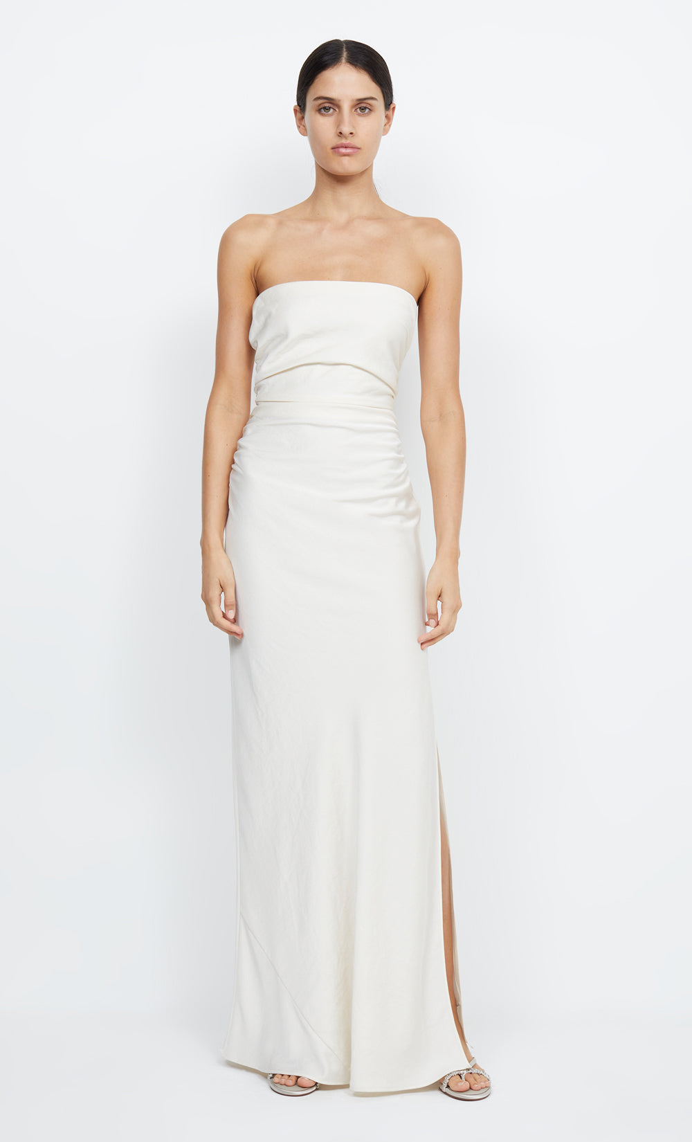 Eternity Strapless Maxi in Cream - BEC + BRIDGE – BEC + BRIDGE US
