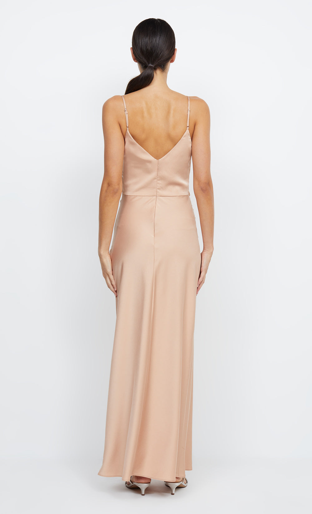 Eternity V Maxi Dress in Rose Gold - BEC + BRIDGE BEC + BRIDGE US Eternity V Maxi Dress in Rose Gold - BEC + BRIDGE BEC + BRIDGE US