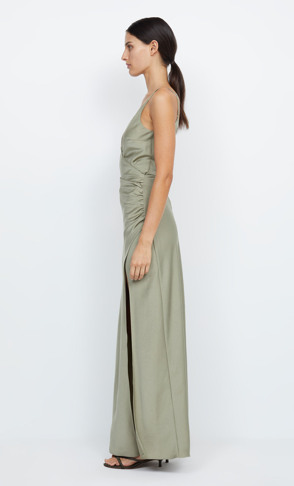 Eternity V Maxi Dress in Sage - BEC + BRIDGE BEC + BRIDGE US Eternity V Maxi Dress in Sage - BEC + BRIDGE BEC + BRIDGE US