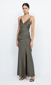 Eternity V Neck Bridesmaid Dress in Dark Willow by Bec + bridge