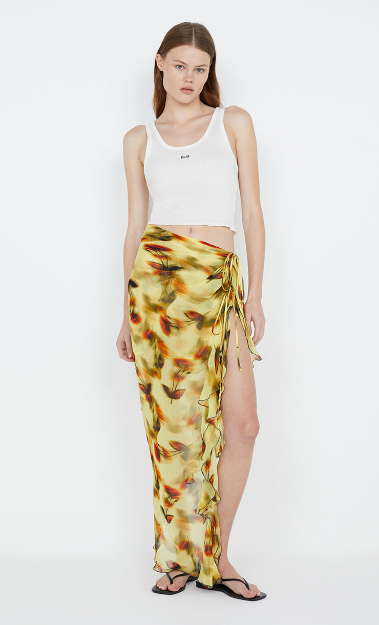 Bec and bridge silk skirt online