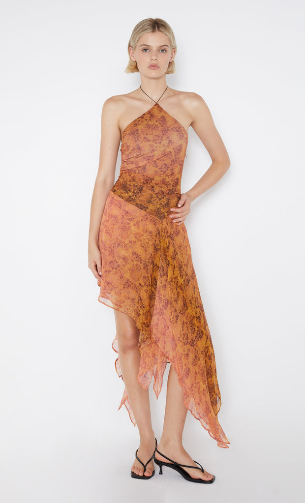 FLEUR DE LIS HALTER DRESS FLEUR BEC BRIDGE US