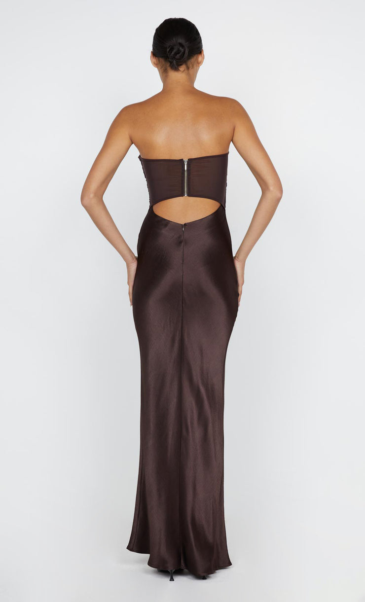 Halle Strapless Dress - Black