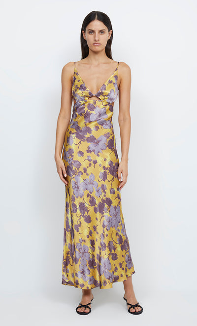 INDI STRAPPY MAXI DRESS - GOLDEN VIOLET