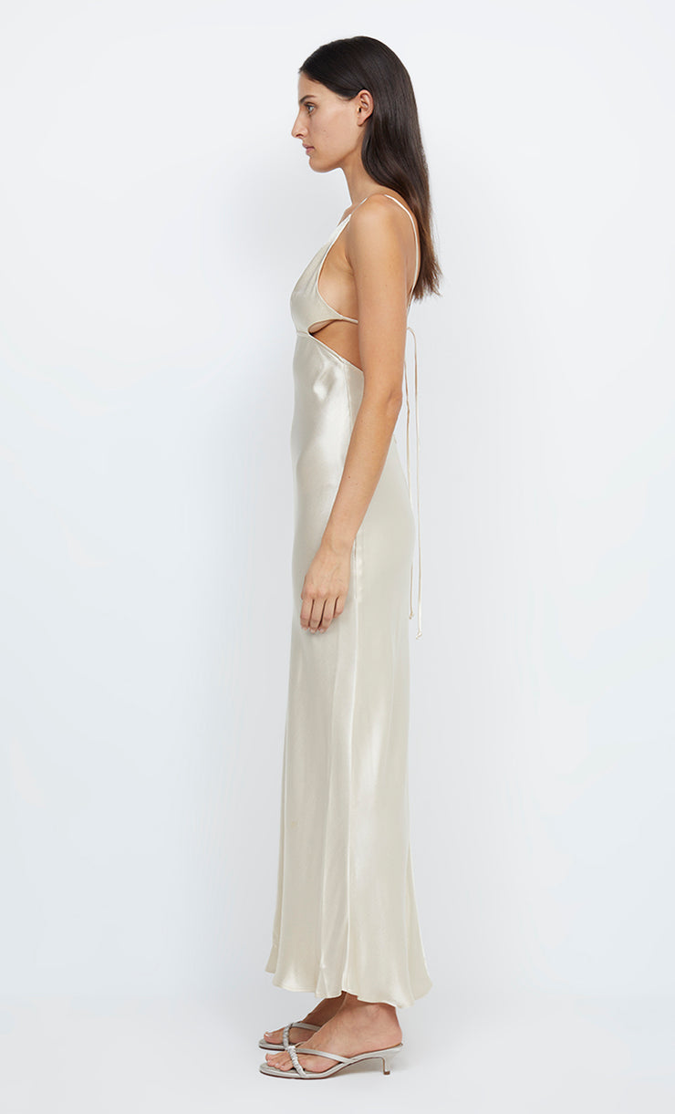 INDI STRAPPY MAXI DRESS - VANILLA CREAM