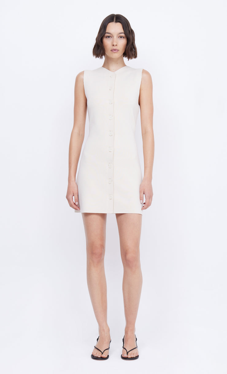 Ilora Knit Vest Mini Dress in Ivory by Bec + Bridge