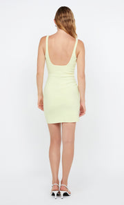 KARINA MINI DRESS - ICE YELLOW