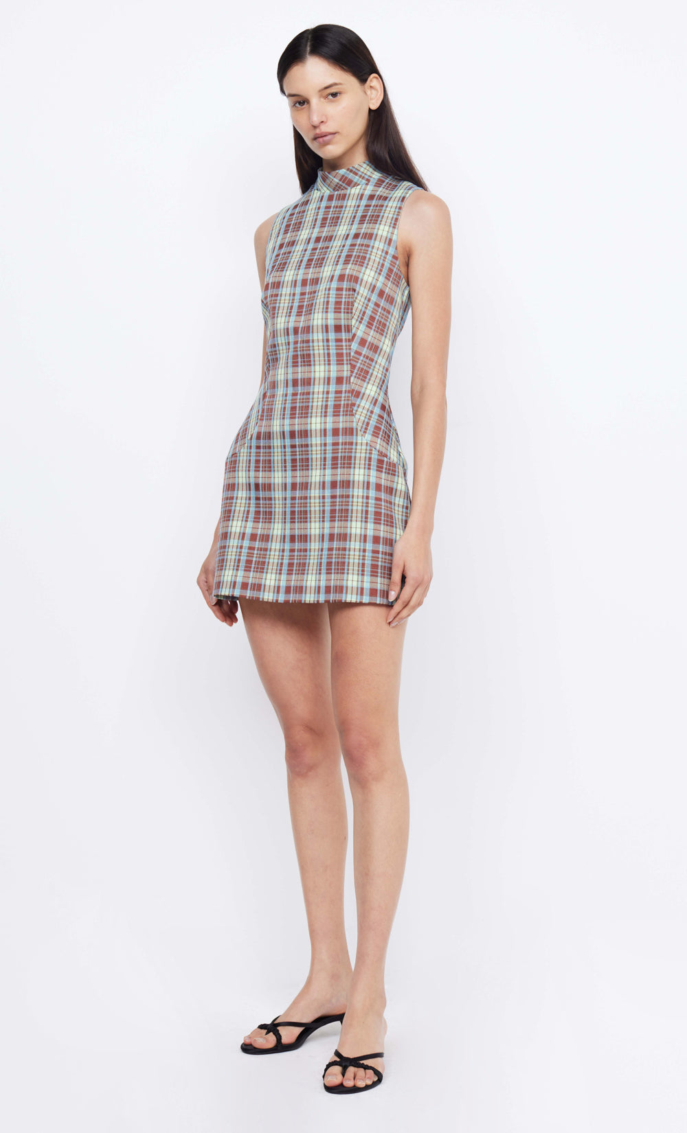 LEANDRA MINI DRESS MINT CHOCOLATE BEC BRIDGE US