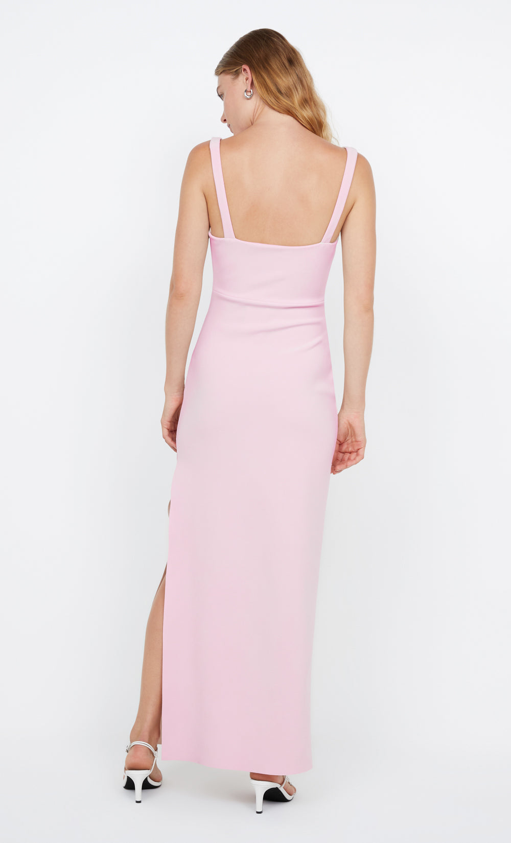 LEORA TUCK MAXI DRESS - ORCHID PINK