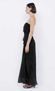Maresca Strapless Maxi Dress in Black by Bec + Bridge