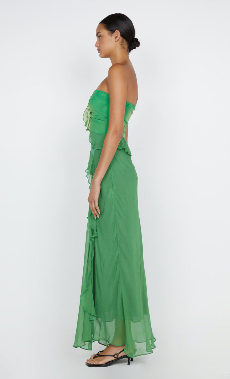 Maresca Strapless Dress in Green Apple by Bec + Bridge