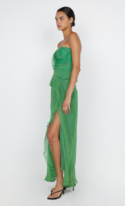 Maresca Strapless Dress in Green Apple by Bec + Bridge