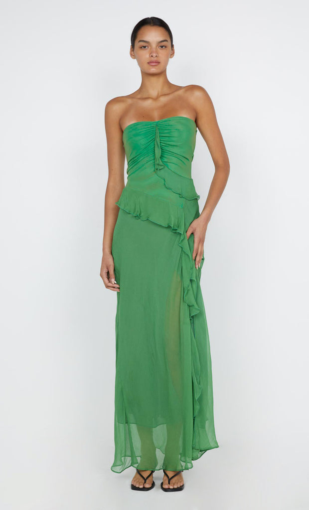 Maresca Strapless Dress in Green Apple by Bec + Bridge