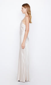 Margaux Asym Prom Dress in Sand by Bec + Bridge