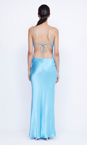 Margaux Keyhole Maxi Dress in Topaz Blue by Bec + Bridge