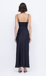 Black formal Mari Lou Knot Maxi Dress by Bec + Bridge