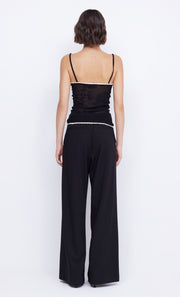 Black Marissa Straight Leg Pant by Bec + Bridge