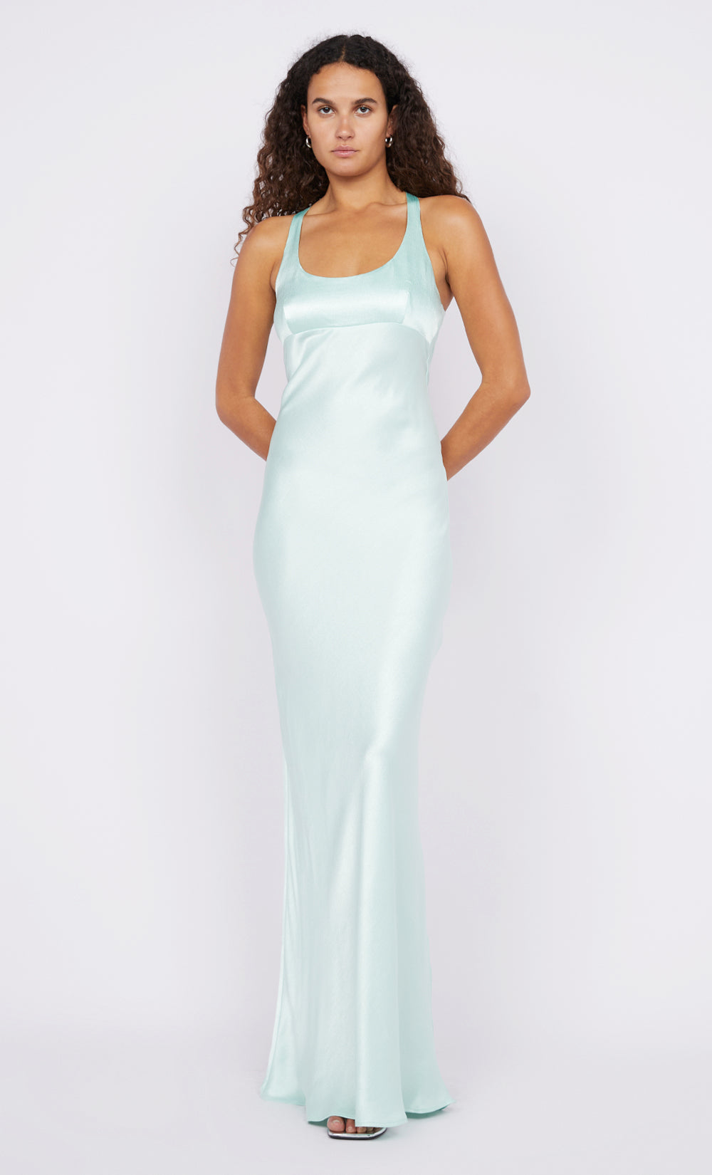 Maxina Crossover Dress in Mint - BEC + BRIDGE 10 Maxina Crossover Dress in Mint - BEC + BRIDGE 10