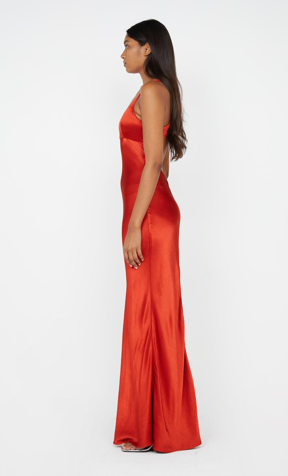 Maxina Crossover Maxi Dress in Crimson by Bec + Bridge