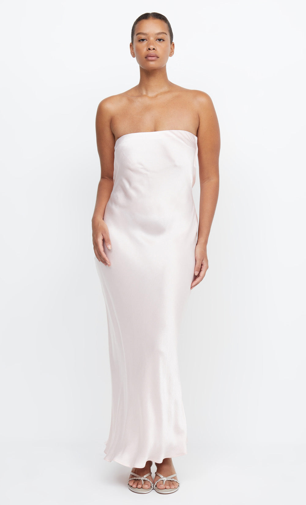 MOON DANCE STRAPLESS DRESS - BLUSH – BEC + BRIDGE US