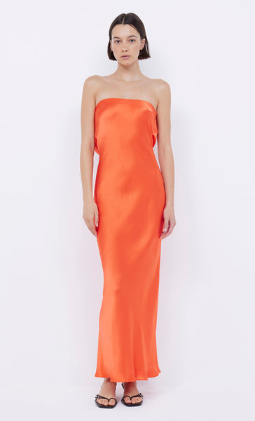 Bec and bridge red silk dress deals