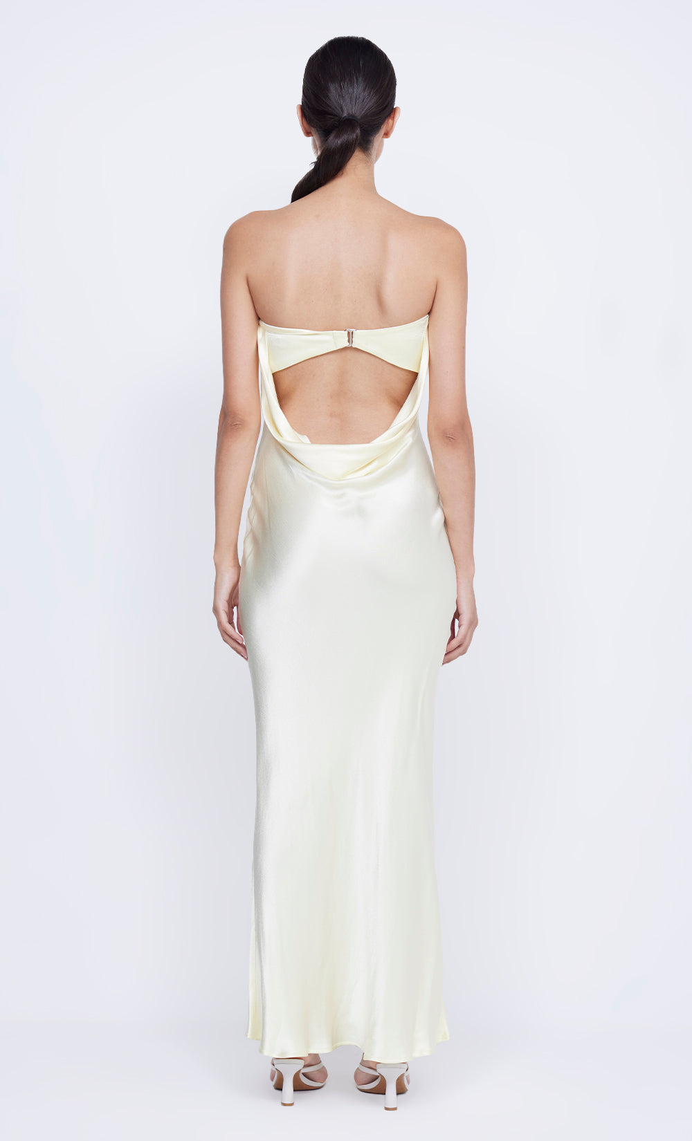 Moon Dance Strapless Dress in Ice Yellow - BEC + BRIDGE BEC + BRIDGE US Moon Dance Strapless Dress in Ice Yellow - BEC + BRIDGE BEC + BRIDGE US