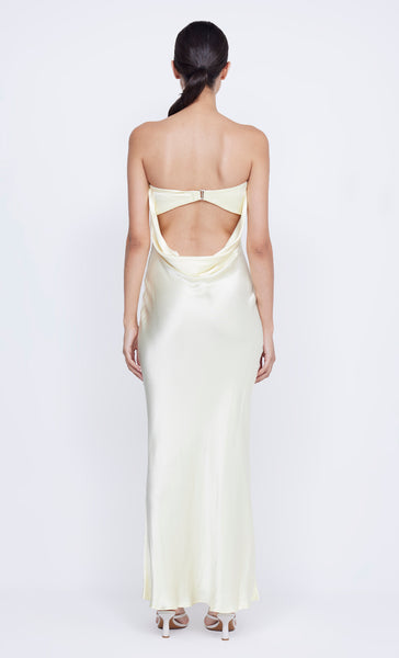 【関税込み】BEC + BRIDGE イエロー Moon Dance V マキシドレス Moon Dance V Maxi Dress in Ice Yellow - BEC + BRIDGE – BEC +