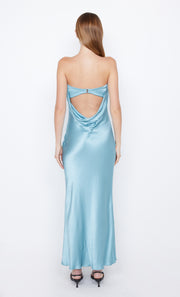 Moon Dance Strapless Bridesmaid Dress in Sea Spray Blue by Bec + Bridge