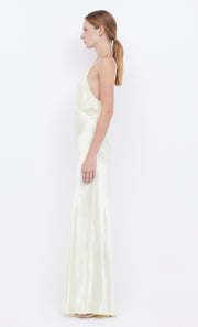 Moon Dance V Maxi Bridesmaid Prom Dress in Ice Yellow by Bec + Bridge