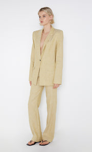 Neva Blazer in straw by Bec + Bridge