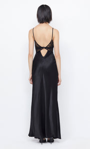 Nora Layered Maxi Lace Formal Prom Dress in Black by Bec + Bridge