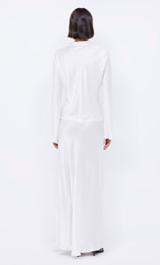 ORLA LONG SLEEVE MAXI DRESS - IVORY