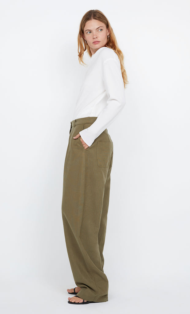 OTTIE ASYM TOP - IVORY