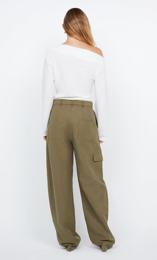 OTTIE ASYM TOP - IVORY