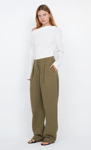 OTTIE ASYM TOP - IVORY