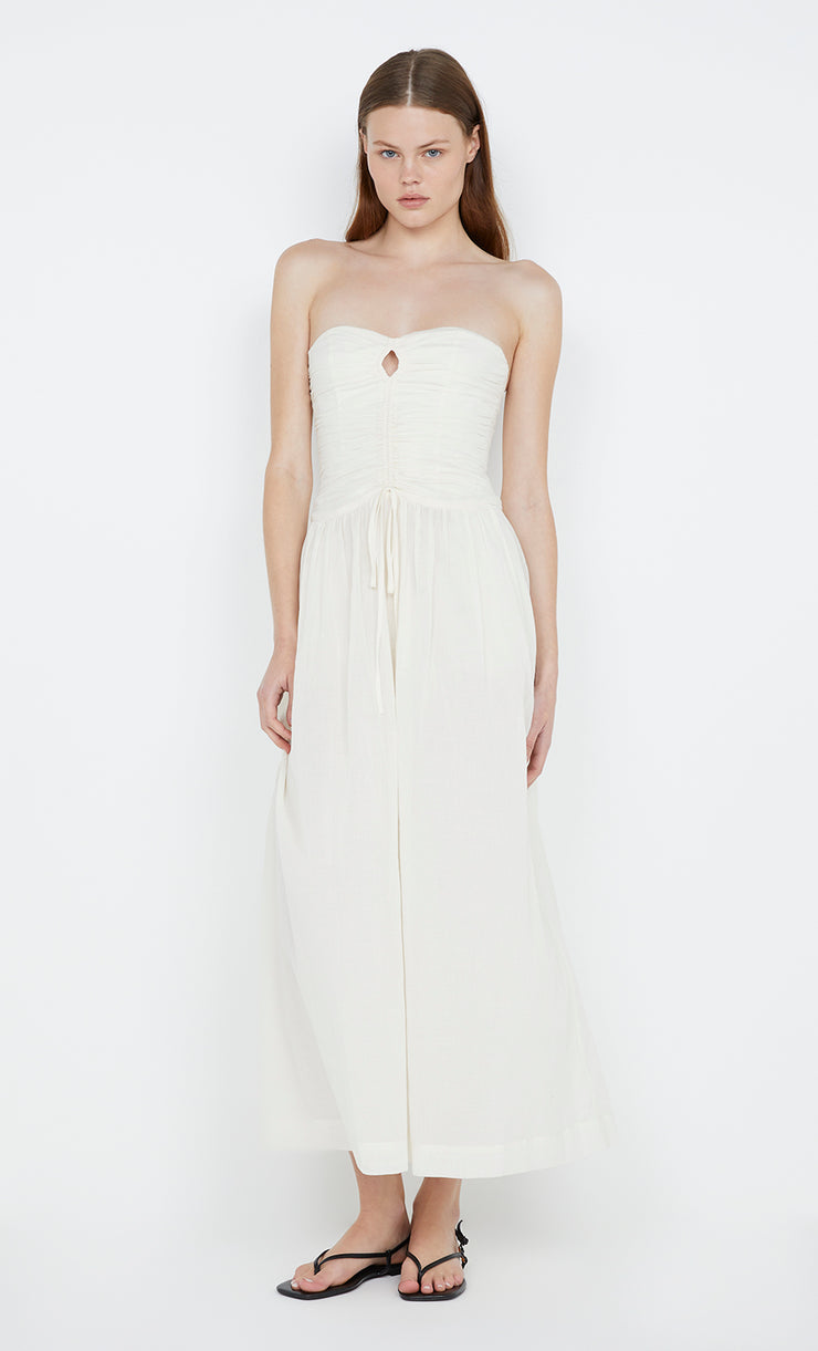Bec and bridge white strapless dress outlet