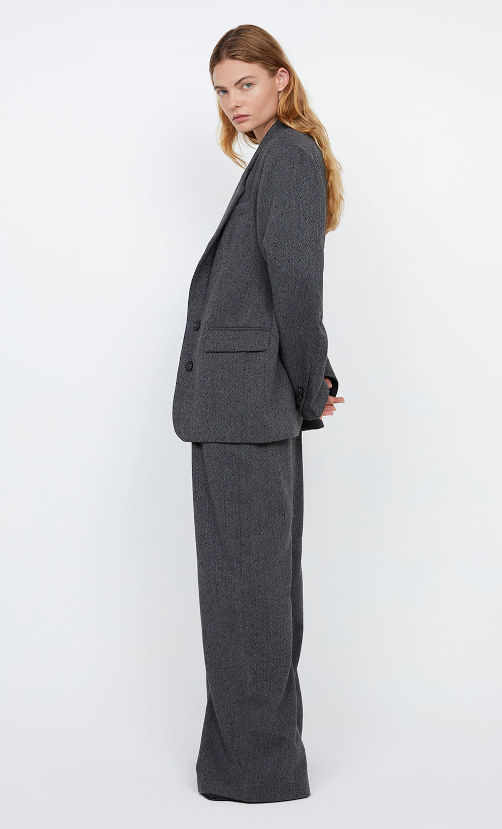SHAE BLAZER  - CHARCOAL