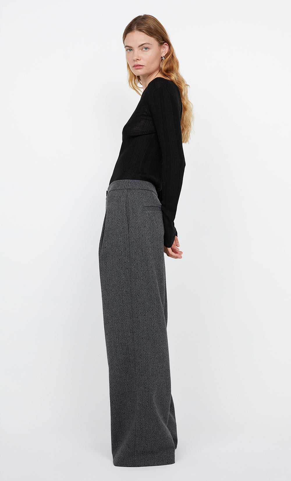 SHAE OVERSIZED PANT - CHARCOAL