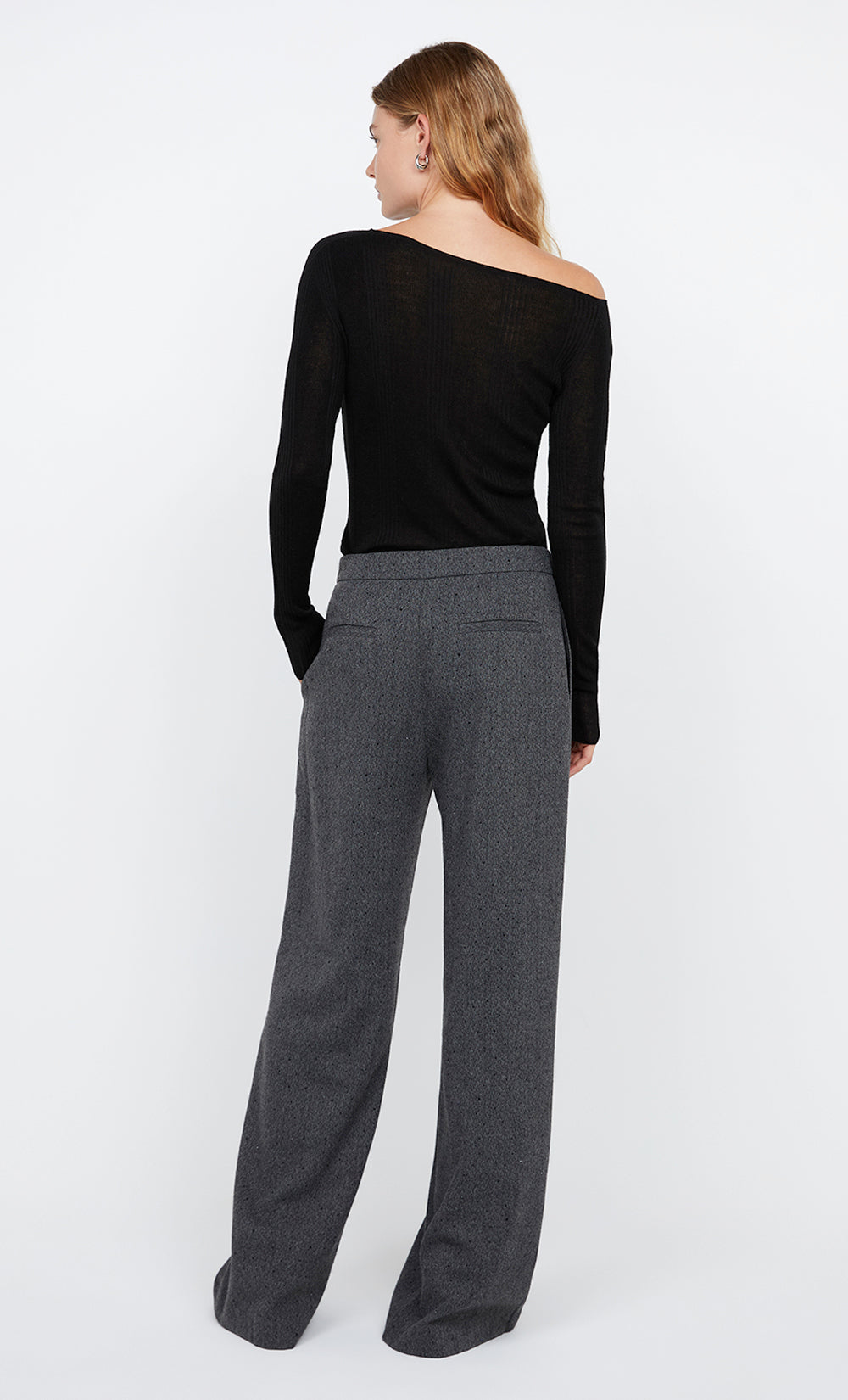 SHAE OVERSIZED PANT - CHARCOAL
