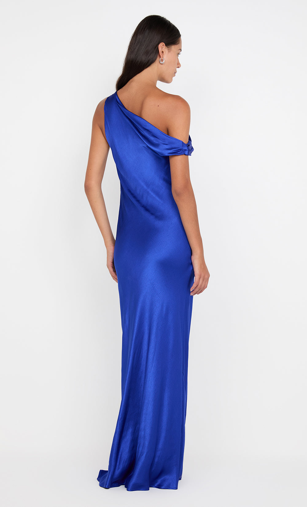 fitted lace wedding dress Sol Maxi Dress in Mediterranean Blue