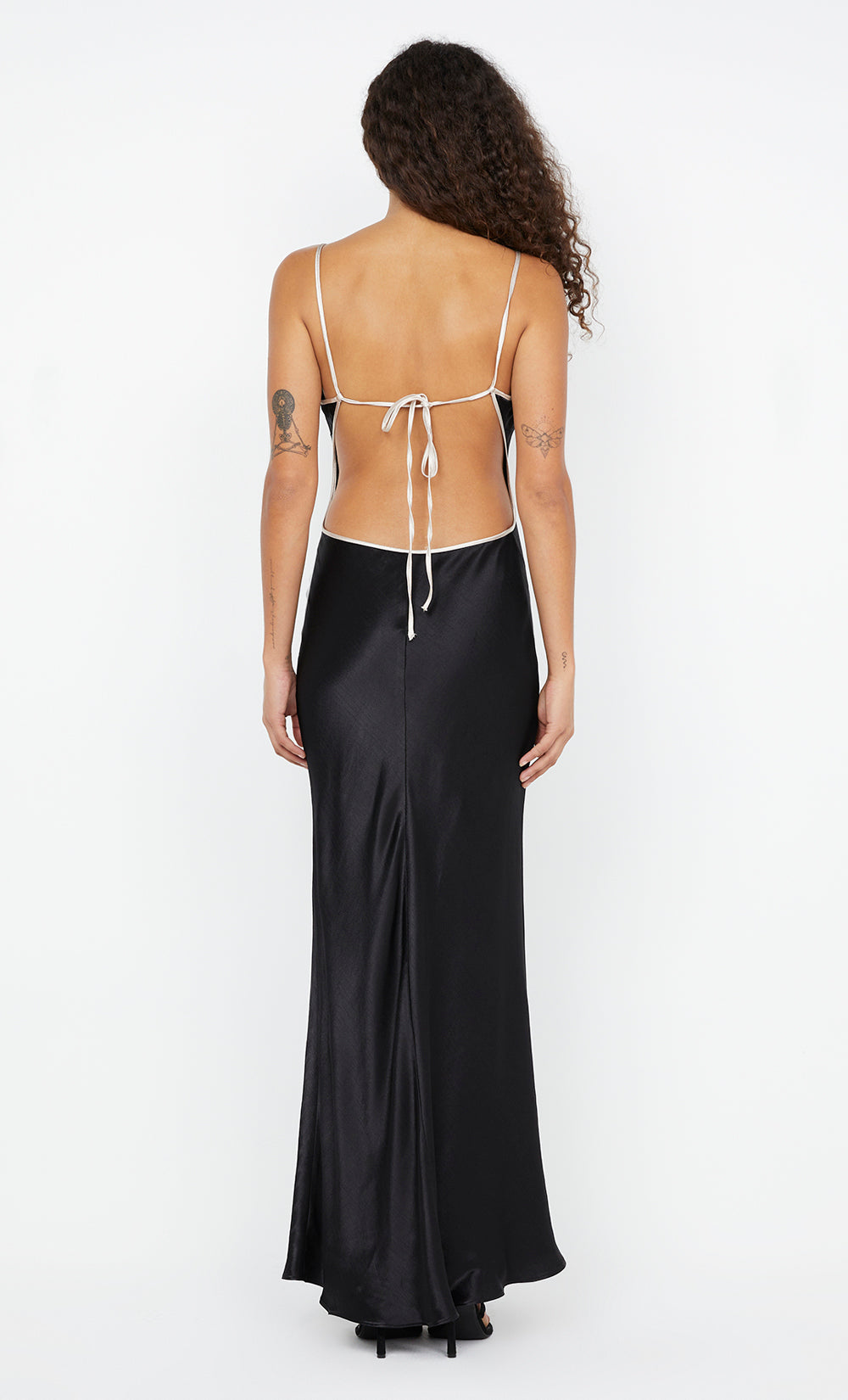 Sol Tie Maxi Dress in Black/Sand - BEC + BRIDGE 10 Sol Tie Maxi Dress in Black/Sand - BEC + BRIDGE 10