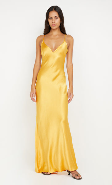 bec and bridge mamita maxi dress Sol Tie Maxi Dress in Mango