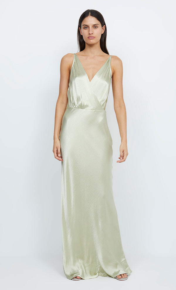 TI AMO V MAXI DRESS - HONEYDEW