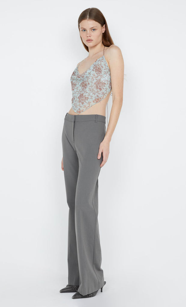 Twiggy Halter Top in Juniper Floral - BEC + BRIDGE – BEC +