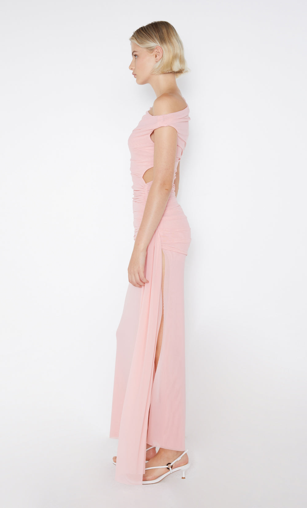 VICTORIA ASYM DRESS PINK BEC BRIDGE US