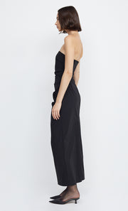 ZELIE STRAPLESS MAXI DRESS - BLACK