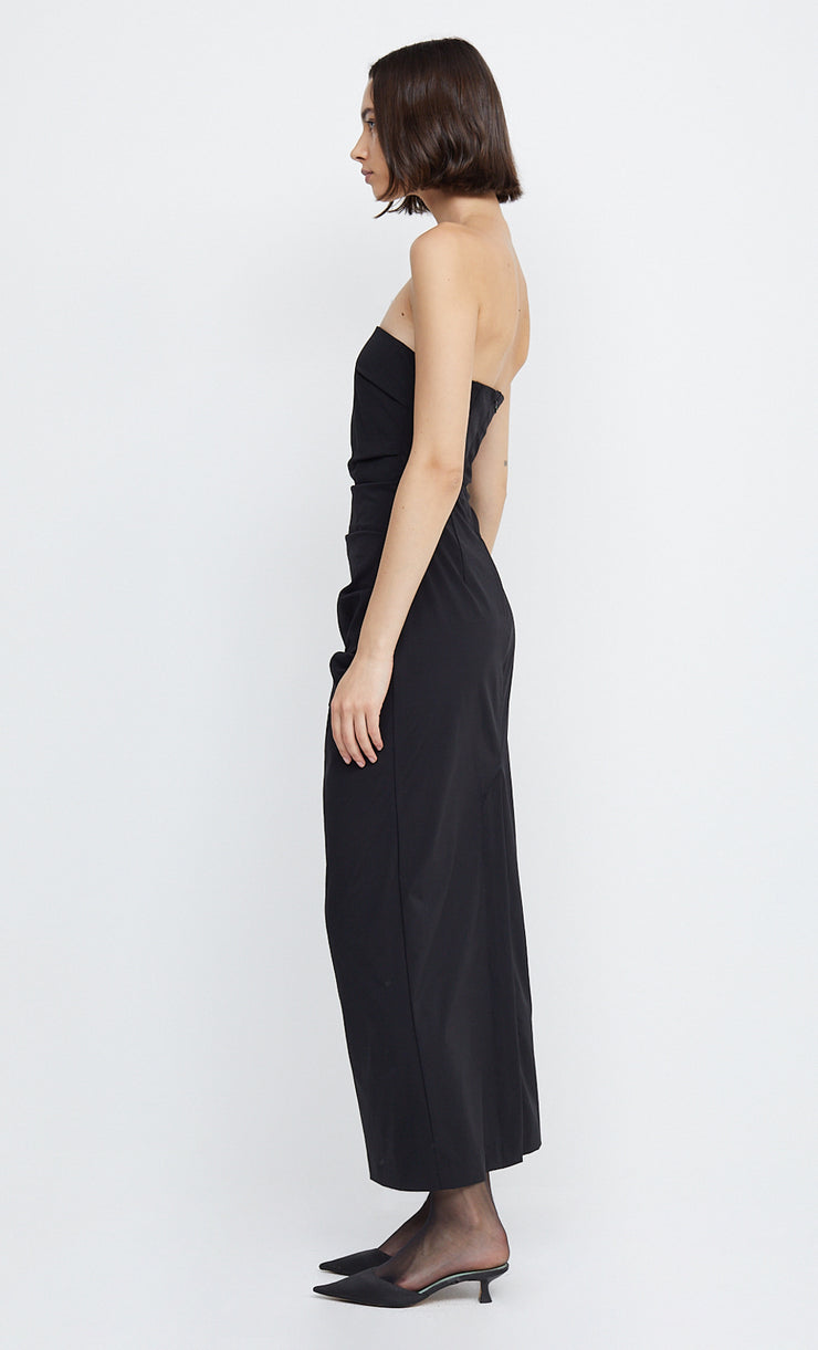 ZELIE STRAPLESS MAXI DRESS - BLACK