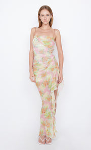 Zephy Asym Dimante Pink Blossom Dress by Bec + Bridge