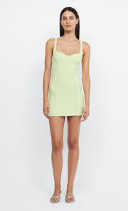 ZOEY MINI DRESS - LIME